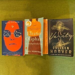 Three books! Verity, The Girls, and Eleanor Oliphant is completely fine